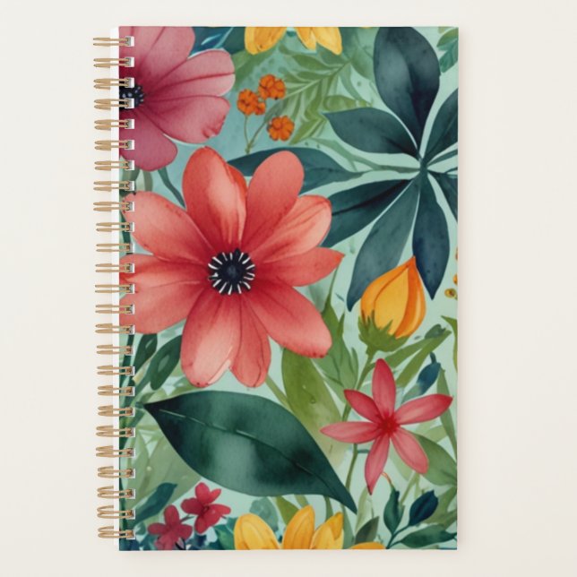 Agenda Elegante Design de Planner Espiral (Frente)