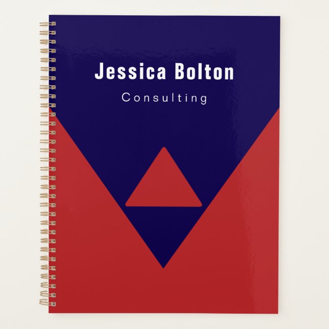 Agenda Elegante, Executivo Moderno (Frente)