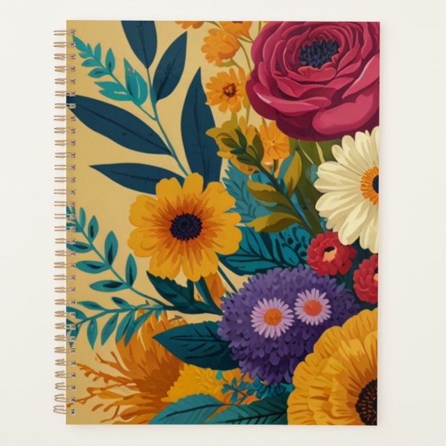 Agenda Elegante Floral (Frente)