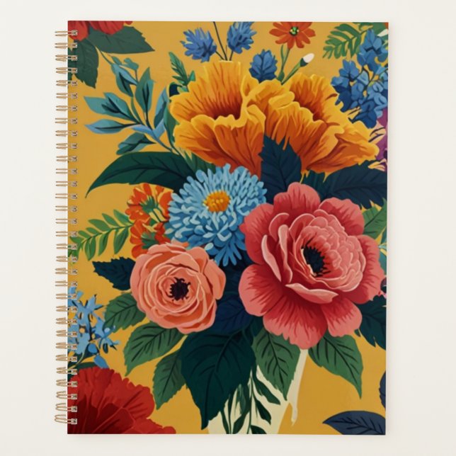 Agenda Elegante Floral (Frente)
