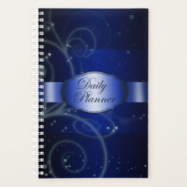 Agenda Elegante Floral Azul
