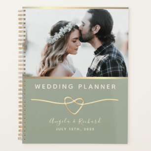 Agenda Elegante Noiva Verde Foto Casamento