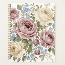 Agenda Elegante "Planejador Diário" Botânico