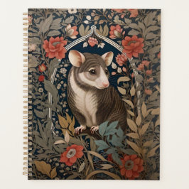 Agenda Elegante Possum William Morris Inspirou Floral