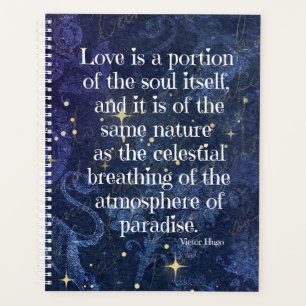 Agenda Elegante Victor Hugo Poem