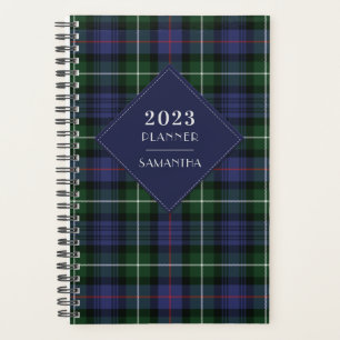 Agenda Elegante Xadrez rustica 2023 Clan MacKenzie Tartan