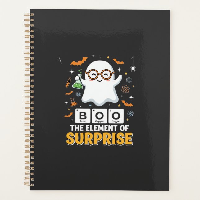 Agenda Elemento de Surpresa de Fantasma do Boo do Hallowe (Frente)
