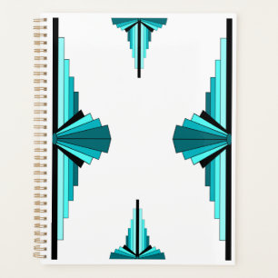 Agenda Elementos da arte em verde-real