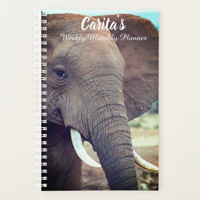 Agenda Elephant Weekly/Monthly Planner (Frente)
