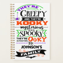 Eles são assustadores e são Kooky Misterioso Spook