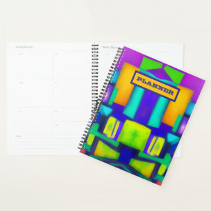 Agenda Elétricas Sonham Na moda Vintage Abstrato