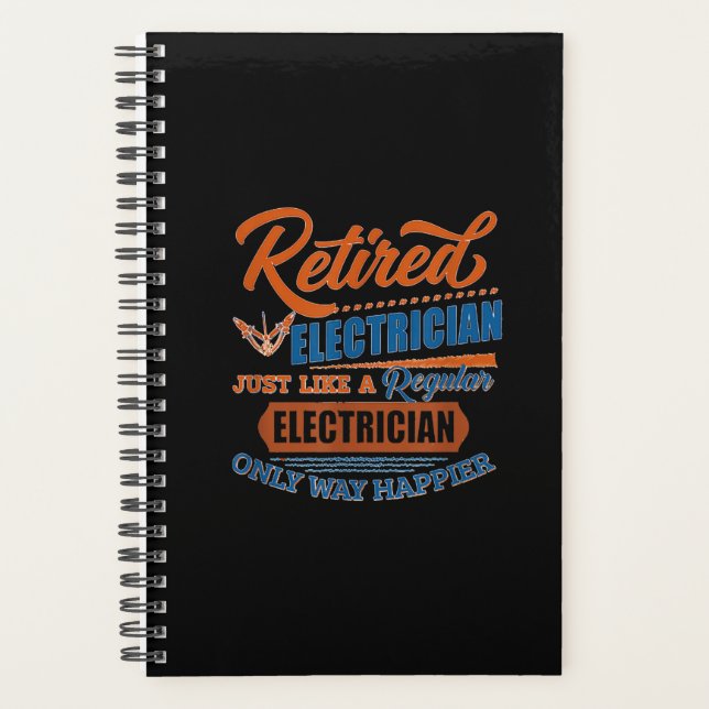 Agenda Elétrico aposentado - Presente elétrico (Frente)