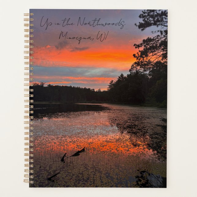 Agenda Em Northwoods Lake Photo Planner (Frente)