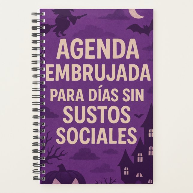 Agenda embrujada pequeña tapa blanda  (Frente)