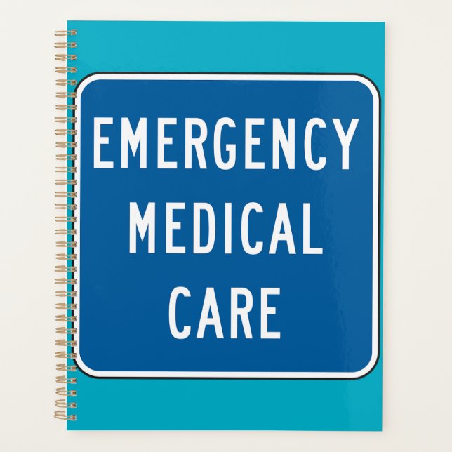 Agenda Emergency Medical Care Road Sign (Frente)