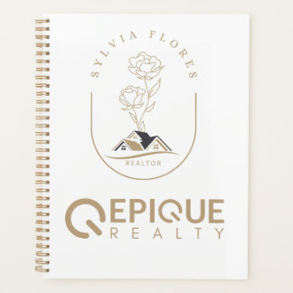 Agenda Empower - Epique Realty Spiral Dourado Planner