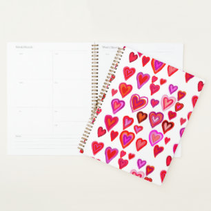 Agenda Encadernação de Corações 3