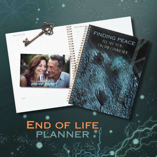 Agenda Encontrar o Fim da Paz (Finding Peace End of Life Planner)