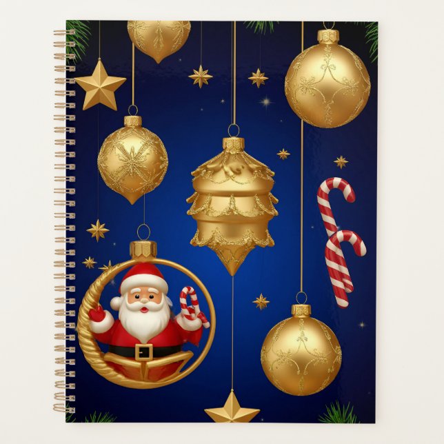 Agenda Enfeites de Natal Elegantes (Frente)