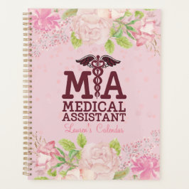 Agenda Enfermeira DON Planner de Diário Floral Personaliz