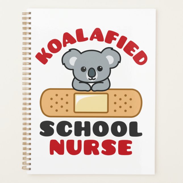 Agenda Enfermeira escolar Koala Koalafied (Frente)
