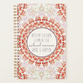 Agenda Enfermeira escolar; Pastel Kaleidoscope