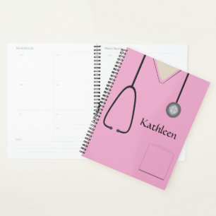 Agenda Enfermeira Médica Pink Planner