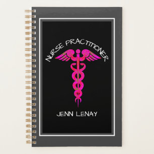 Agenda Enfermeiro Médico Rosa Nome do Caduco