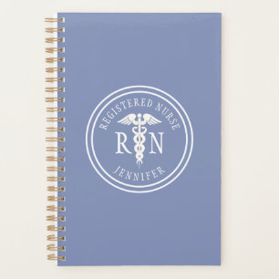 Agenda Enfermeiro Personalizado RN Caduco Médico Azul