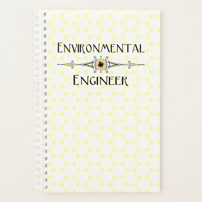 Agenda Engenheiro Ambiental Linha Decorativa (Frente)