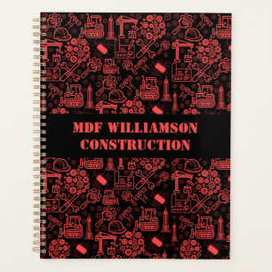 Agenda engenheiro moderno de arquitetura de tijolos verme