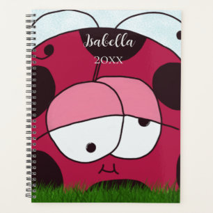 Agenda Engraçado e Chubby Ladybug