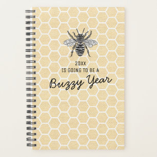 Agenda Engraçado Honeycomb Busy Bee 2025