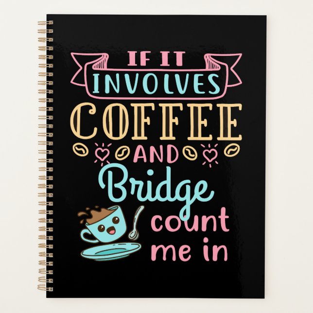 Agenda Engraçado se envolve café e ponte (Frente)