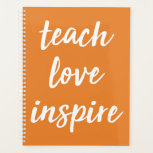 Agenda Ensinar Amor Frase Inspirativa