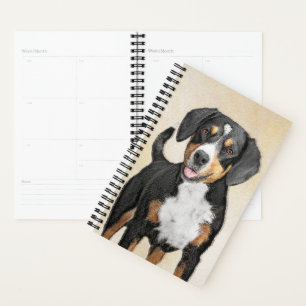Agenda Entlebucher Mountain Dog Painting - Arte Original