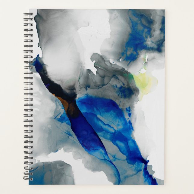 Agenda Ephemeral - Azul e Cinza (Frente)