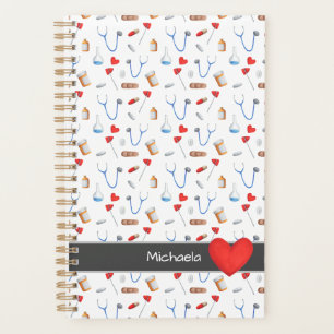 Agenda Equipamento de Enfermeiro Medicina Padrão Coração 