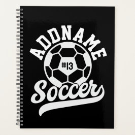 Agenda Equipe de futebol Personalizada do ADD NAME do jog