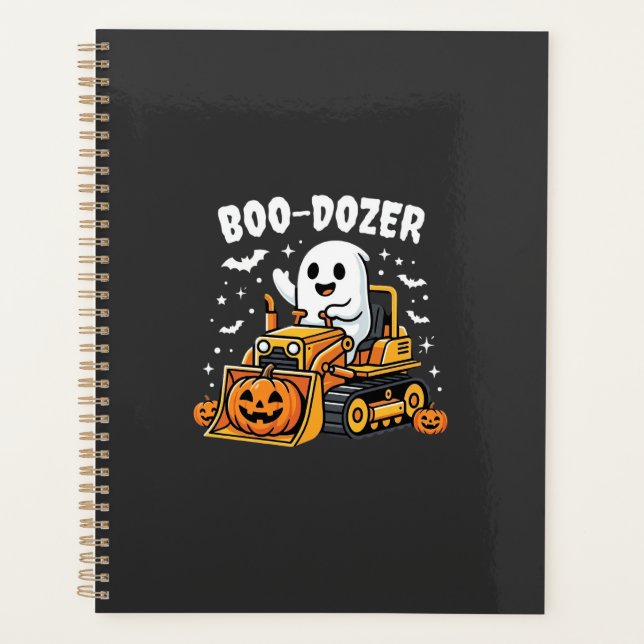 Agenda Escavadeira Fantasma Boo Dozer Halloween_1 (Frente)
