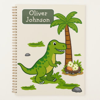 Agenda Escola de Dinossauro T-Rex Personalizada Fofa
