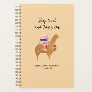 Agenda Escritório Alpaca Llama Inspiração Divertida Pesso