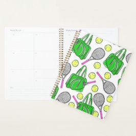 Agenda Escritório da Escola Verde de Tênis Bag Preppy