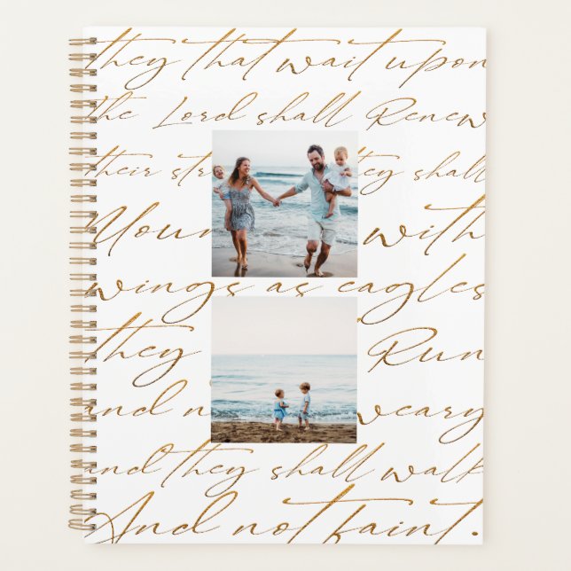 Agenda Escritura Aguarde Foto do Senhor Três (Frente)