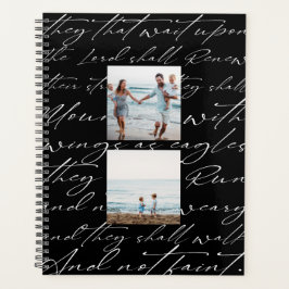 Agenda Escritura Esperar pelo Senhor Três Foto Preto