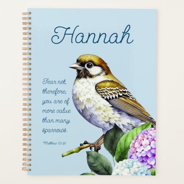 Agenda Escritura Matthew 10:31 (Frente)