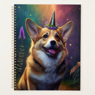 Agenda Esmaga o Corgi Unicórnio - Arco-Íris
