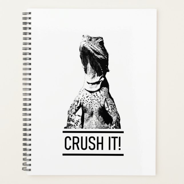 Agenda Esmague! Texto Motivacional | Lagarto (Frente)