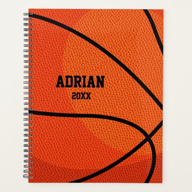 Agenda Esportes de basquete personalizados (Frente)