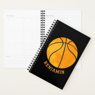Agenda Esportes para crianças negras de basquete persona